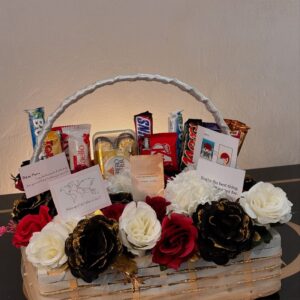 Chocolate Floral Gift Basket