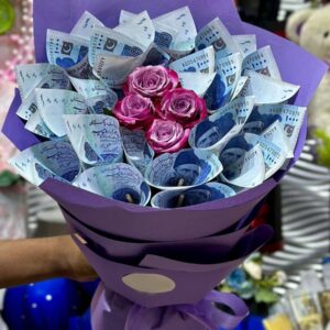 Money Bouquet With flower