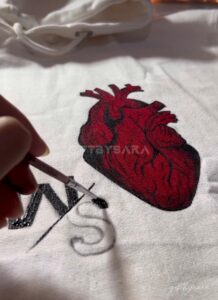 Custom Hand-Painted Hoodie